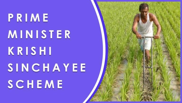 prime minister krishi sinchayee scheme